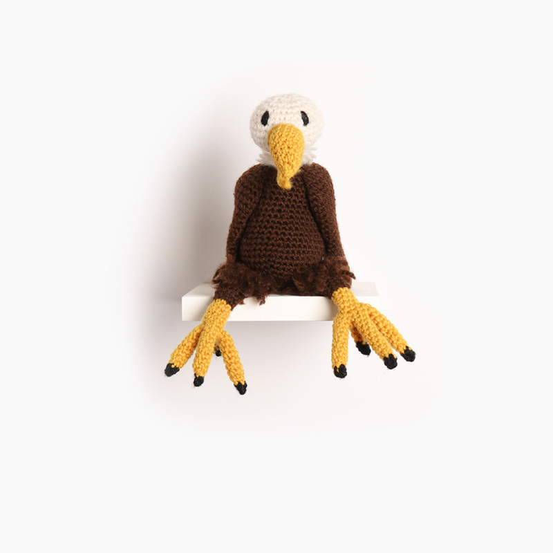 eagle bird crochet amigurumi project pattern kerry lord Edward's menagerie